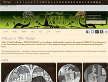 Tablet Screenshot of afterwicked.com